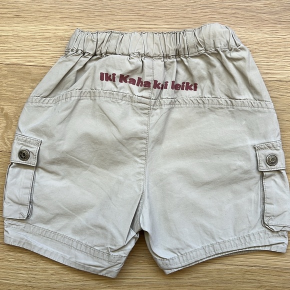 H&M Baby Girl's Cargo Chino Shorts Tan 2-4M - Picture 5 of 7
